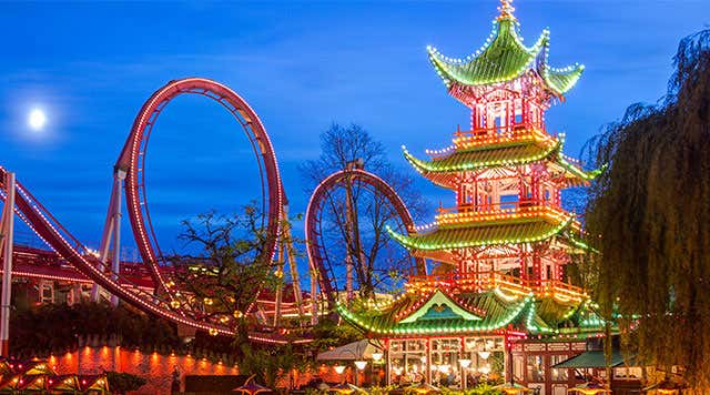 Tivoli Gardens - Copenhagen's oldest amusement park